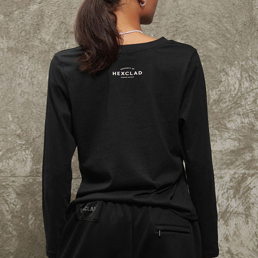 Cursive Hexclad Women¡¯s Long-Sleeve T-Shirt