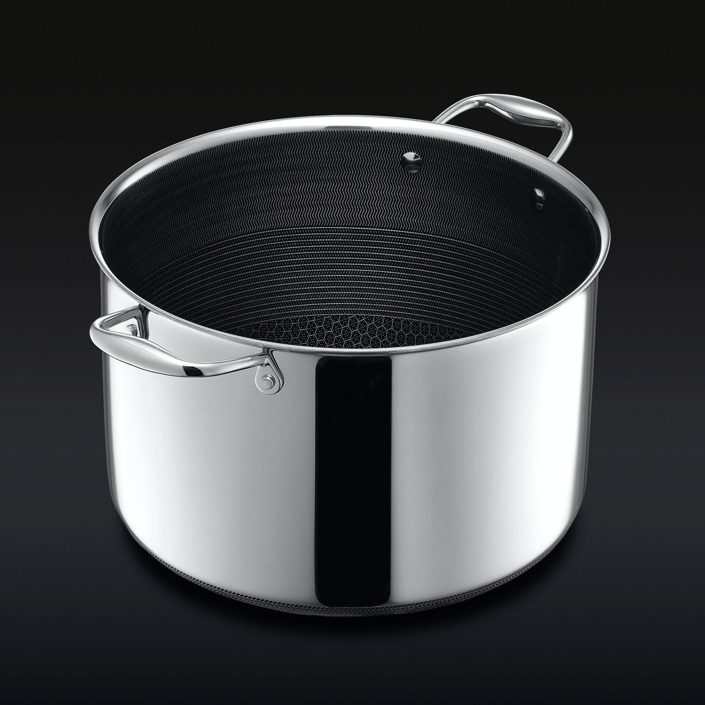 Hybrid Stock Pot with Lid, 10-Qt