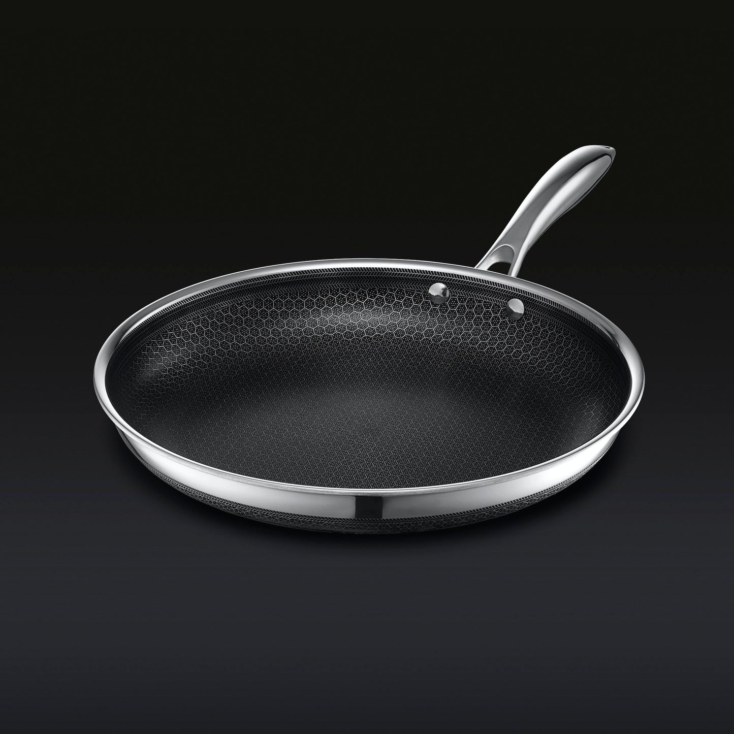 Hybrid Fry Pan with Lid, 12"