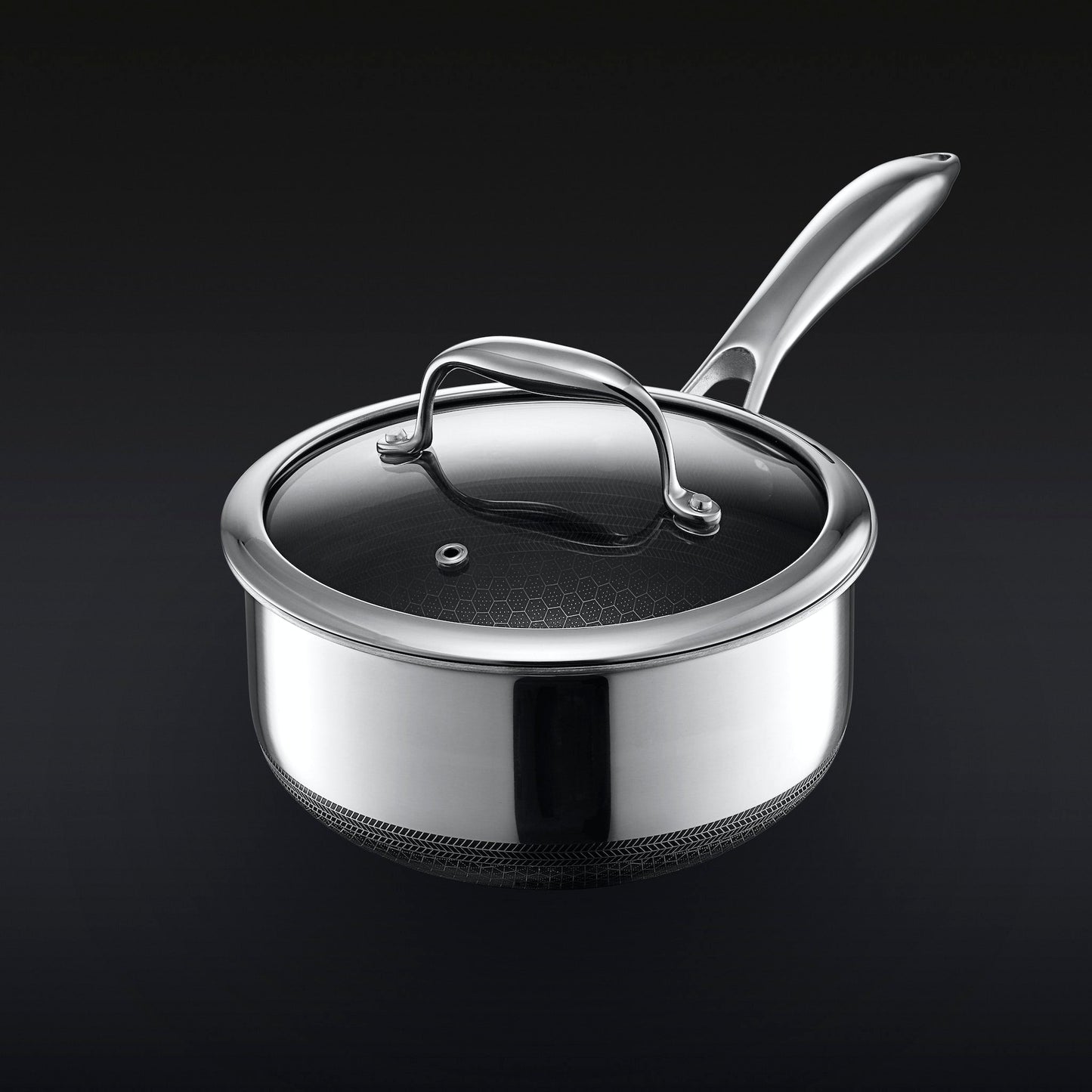 Hybrid Saucepan With Lid, 2-Qt
